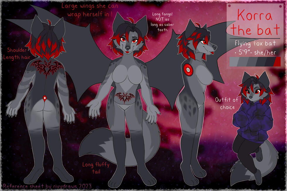 Big ref sheet + chibi